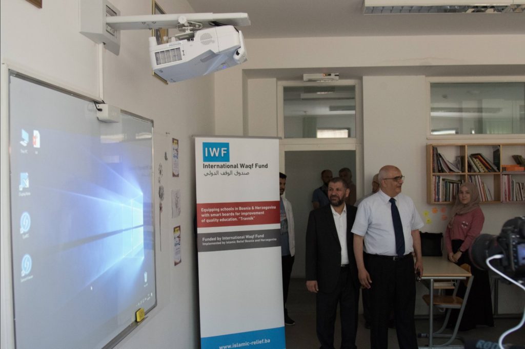 WAQF Smartboards for Travnik Madrasa